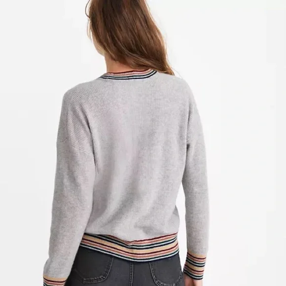 Madewell gray oversized Cashmere Sweater - Picture 10 of 11